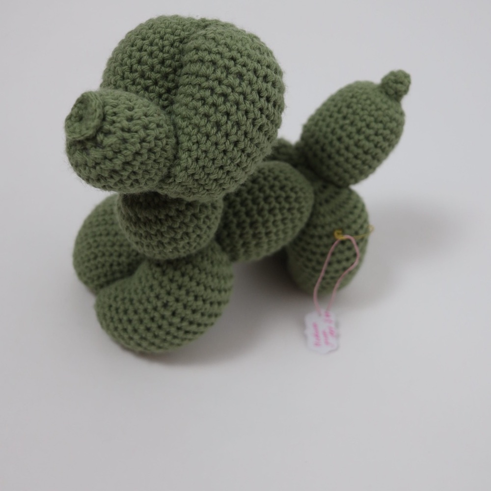 Green Crochet Dog Toy